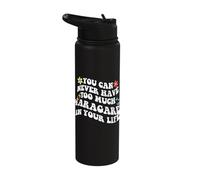 Retro Groovy You Can Never Have Too Much Maragaret in Your Stainless Steel Insulated Water Bottle