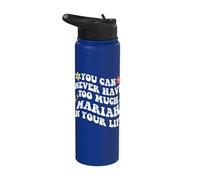 Retro Groovy You Can Never Have Too Much Mariah in Your Life Stainless Steel Insulated Water Bottle