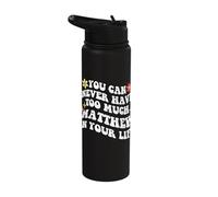 Retro Groovy You Can Never Have Too Much Matthew in Your Stainless Steel Insulated Water Bottle