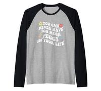 Retro Groovy You Can Never Have Too Much PEGGY In Your Life Raglan Baseball Tee