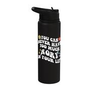 Retro Groovy You can Never Have Too Much Rory in Your Life Stainless Steel Insulated Water Bottle