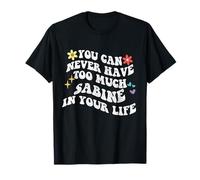 Retro Groovy You Can Never Have Too Much Sabine in Your Life T-Shirt