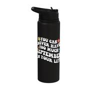 Retro Groovy You Can Never Have Too Much September in Your Stainless Steel Insulated Water Bottle