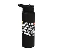 Retro Groovy You Can Never Have Too Much Symphony in Your Stainless Steel Insulated Water Bottle