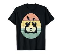 Retro Guinea Pig Easter Egg Easter Day Womens Mens Kids T-Shirt