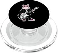 Retro Guitar Rock Music of Cute Rhino PopSockets PopGrip for MagSafe