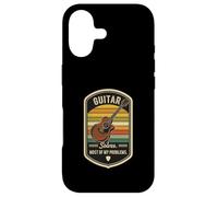 Retro Guitar Solves Most Of My Problems Funny Guitarist Case for iPhone 17