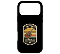 Retro Guitar Solves Most Of My Problems Funny Guitarist Case for iPhone 17 Pro Max