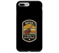 Retro Guitar Solves Most Of My Problems Funny Guitarist Case for iPhone 7 Plus/8 Plus