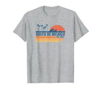 Retro Gulf of Mexico Forever 1550 Liberal El Golfo De Mexico T-Shirt, Men, Heather Grey, Small