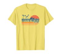 Retro Gulf of Mexico Forever 1550 Liberal El Golfo De Mexico T-Shirt, Men, Lemon Yellow, Medium