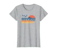 Retro Gulf of Mexico Forever 1550 Liberal El Golfo De Mexico T-Shirt, Women, Heather Grey, X-Small