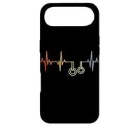 Retro Gymnastic Rings ECG Heart Rate Case for iPhone Air