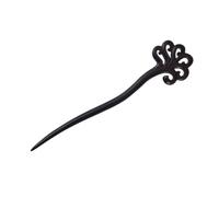Retro Hair Pin Wooden Stick Classical Ebony for Women Wedding | Natural Wood Finish, Slightly Different Shape, Hair Decoration and Lift, Elegant Bohemian Style for Valentine