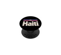 Retro Haiti Flag Haitian Caribbean Ayiti PopSockets Adhesive PopGrip