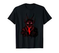 Retro Halloween Krampus Creepy Christmas Devil Merry Krampus T-Shirt