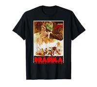 Retro Halloween Monster Poster Horror Movie Vampire Dracula T-Shirt