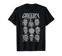 Retro Halloween Monsters Video Game Vampire Witch Pumpkin T-Shirt