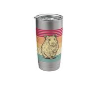 Retro Hamster Stainless Steel Insulated Tumbler