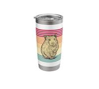 Retro Hamster Stainless Steel Insulated Tumbler