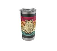 Retro Hamster Stainless Steel Insulated Tumbler