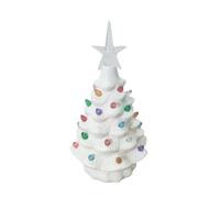 Retro Hand-Painted Tabletop Christmas Trees, Christmas Trees That Light Up, Table Top Christmass Tree With Lights, Perfect For Tabletop Home Festive Ornament