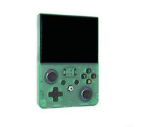 Retro Handheld Game Console, 4.5 Inch Retro Game Console with Over 18,000 Pre-Installed Classics, Open Source Linux System, Portable Handheld Video Game (Translucent Green)