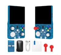 Retro Handheld Game Console, DC40V Custom-Mold Portable 3D Game Console With WiFi, War God All-in-One Gaming System Fun On-the-Go(blue)