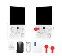 Retro Handheld Game Console, DC40V Custom-Mold Portable 3D Game Console With WiFi, War God All-in-One Gaming System Fun On-the-Go(white)