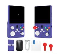 Retro Handheld Game Console WIFI, Portable 3D for Arcade Gaming Device for Entertainment, Compatible with Online Play(purple)