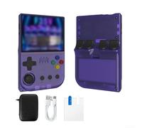 Retro Handheld Game Console with Over 20,000 Classic Games, Portable Design Made of ABS, Intuitive User Interface for Travel and Home, Available in Black, White, Blue and Purple (Purple)
