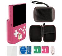 Retro Handheld Game Console, With3.5 Inch IPS HD Screen, 18000+ Classic Games, 4000MAh Battery, Type-C Charging, Detachable Joystick(PINK)