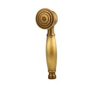 Retro Handheld Shower Head - Copper Faucet with Hose Adapter - Brass Construction for Modern Bathroom Upgrade - High Pressure Easy Installation