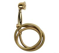 Retro Handheld Shower Head, Copper Nozzle Brushed High-Pressure Flower Spray Bathroom Accessory