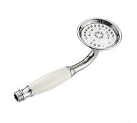 Retro Handheld Showerhead, Brass Showerhead With Water-saving and Luxurious Rain Shower Function, for Bathrooms Or Shower Rooms(Chrome)