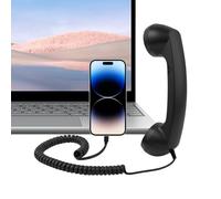 Retro Handset for Mobile Phones - With Microphone Type-C Retro Classic Style for Home - Old Telephone Receiver - for Office Travel Kitchen Bedside Bathroom Living Room School