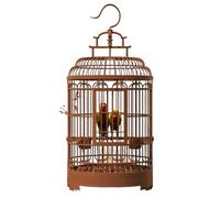 Retro Hanging Bird Cage Hook Stand for Canaries Finches Parakeets | Portable Pet Cage for Easy Transport and Stylish Home Decor