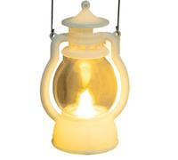Retro Hanging Kerosene Lanterns - Vintage LED Lamp | Portable Vintage LED Lamp Lantern | Online Indoor Night Light No Line for Bedside, Desk, Table, E