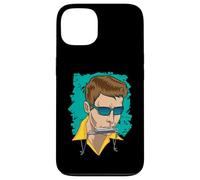 Retro Harmonica Player Art Design Case for iPhone 13