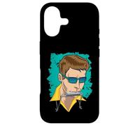 Retro Harmonica Player Art Design Case for iPhone 17