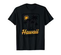 Retro Hawaii Aloha State-of Mind Vintage Floral Summer T-Shirt