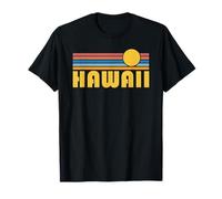 Retro Hawaii Aloha State-of Mind Vintage Floral Surf Wave T-Shirt