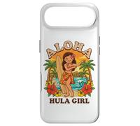 Retro Hawaii Hula Girl Aloha Surfboard Tropical Beach Sunset Case for iPhone Air