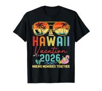 Retro Hawaii Vacation 2026 Memories Matching Group Trip T-Shirt