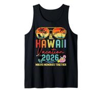 Retro Hawaii Vacation 2026 Memories Matching Group Trip Tank Top