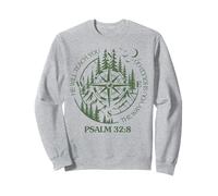 Retro He Will Teach You The Way You Should Go Psalm Camping Sweatshirt