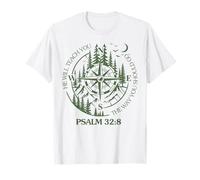 Retro He Will Teach You The Way You Should Go Psalm Camping T-Shirt