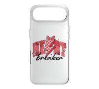 Retro Heart breaker Checkered Single Valentine Coquette bow Case for iPhone Air