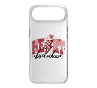 Retro Heart breaker Checkered Single Valentine Coquette Case for iPhone Air