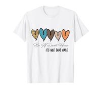 Retro Heart Vintage Be A Decent Human It's Not That Hard T-Shirt